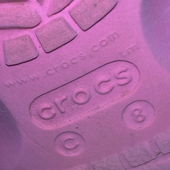Toddler Crocs Pink Baya Clog Size C 8 - Picture 6 of 6